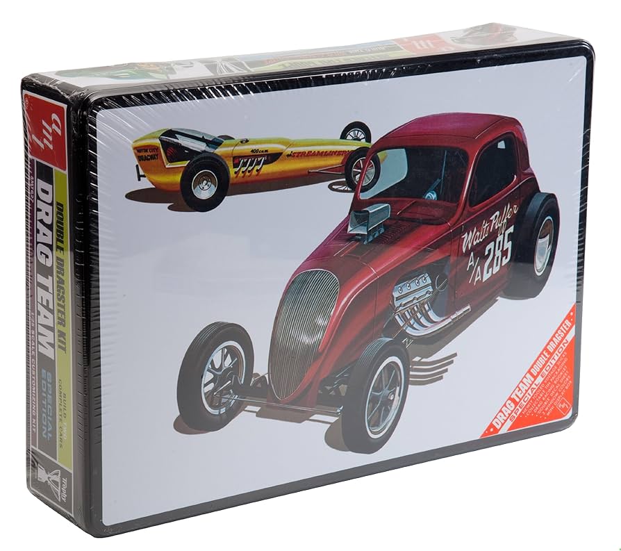 amt 1/25 デストロイヤー2 Amazon.com: 1/25 Double Dragster 2-N-1, Tin : Toys & Games